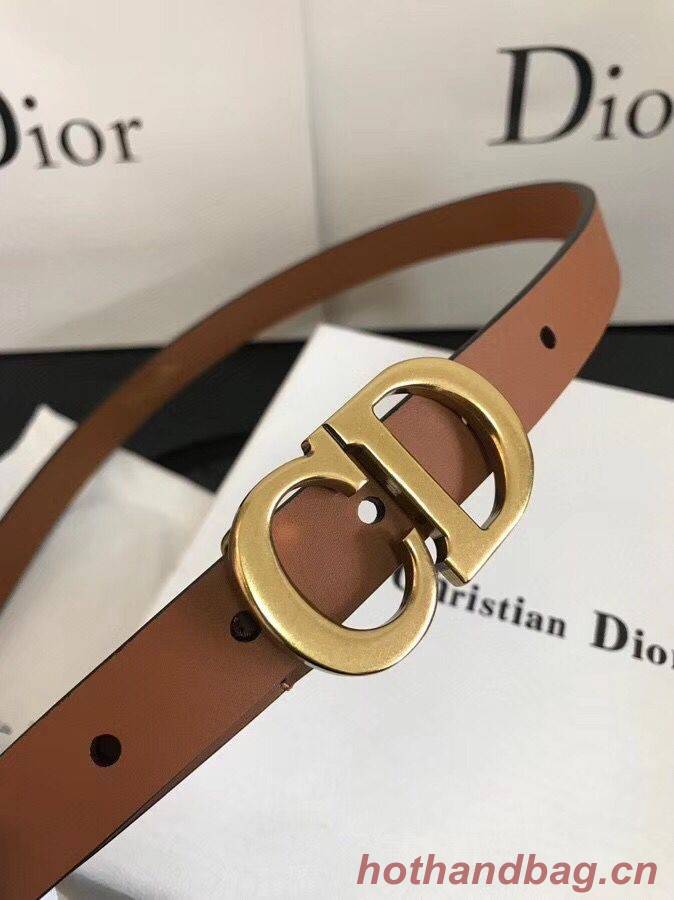 Dior Calf Leather Belt Wide with 20mm 5361 brown Dior Calf Leather Belt Wide with 20mm 5361 brown