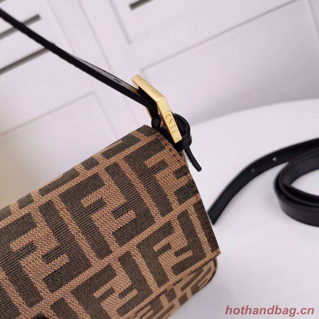 FENDI BAGUETTE fabric bag 8BR011 black FENDI BAGUETTE fabric bag 8BR011 black