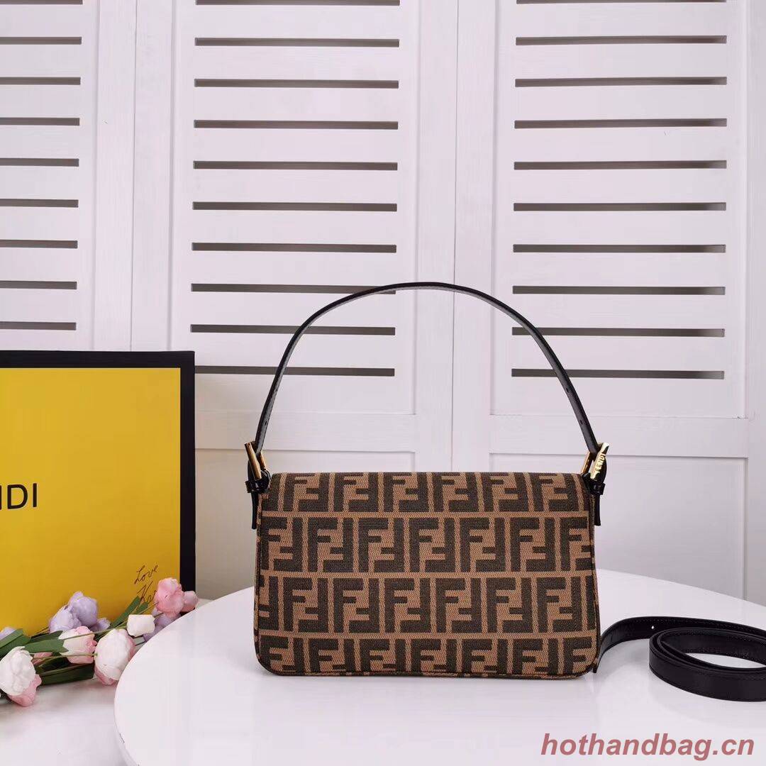 FENDI BAGUETTE fabric bag 8BR011 black FENDI BAGUETTE fabric bag 8BR011 black