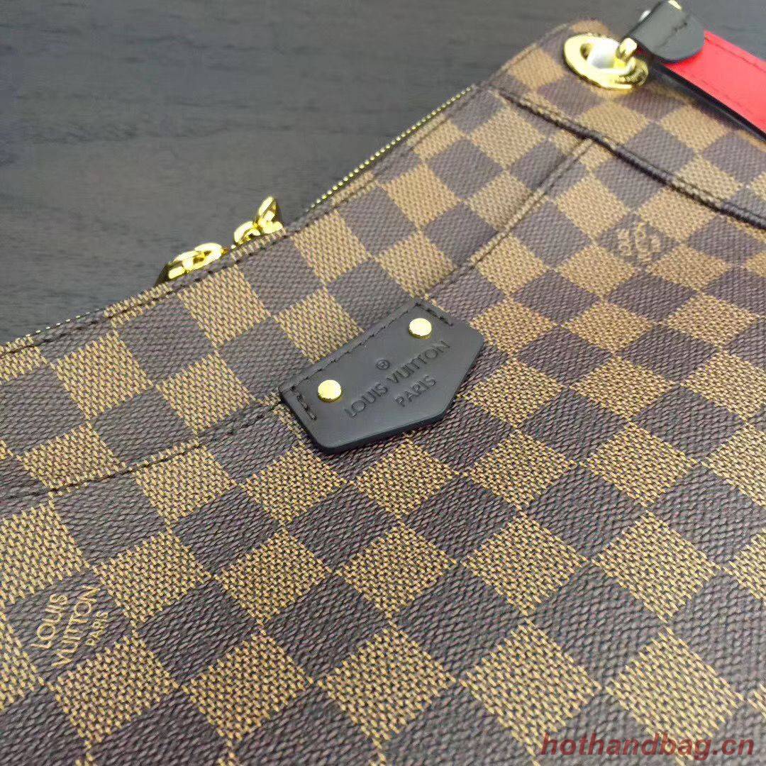 Louis Vuitton Damier Ebene Canvas SOUTH BANK BESACE N42230 Louis Vuitton Damier Ebene Canvas SOUTH BANK BESACE N42230