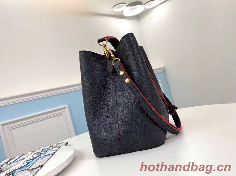 Louis Vuitton Monogram Empreinte Neonoe Original Leather M45256 Navy Louis Vuitton Monogram Empreinte Neonoe Original Leather M45256 Navy
