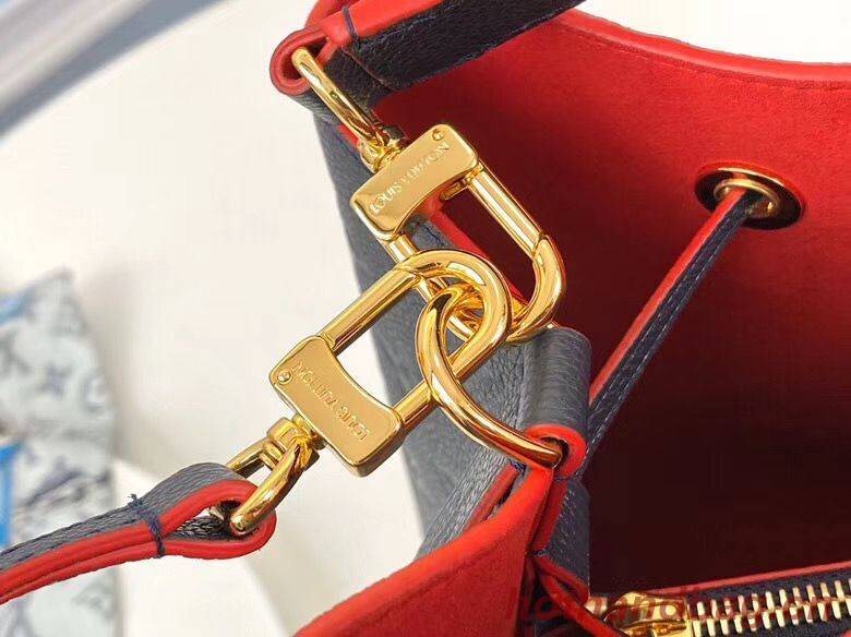 Louis Vuitton Monogram Empreinte Neonoe Original Leather M45256 Navy Louis Vuitton Monogram Empreinte Neonoe Original Leather M45256 Navy