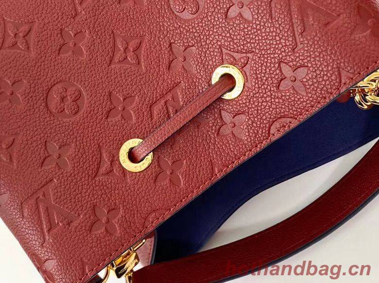 Louis Vuitton Monogram Empreinte Neonoe Original Leather M45256 Red Louis Vuitton Monogram Empreinte Neonoe Original Leather M45256 Red