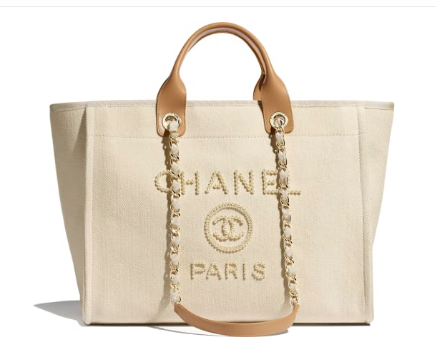 Chanel Canvas Tote Shopping Bag A66941 Cream Chanel Canvas Tote Shopping Bag A66941 Cream
