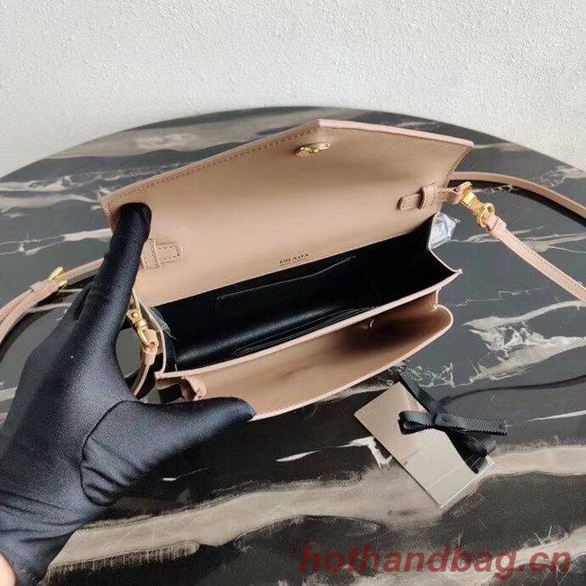 Prada Saffiano leather mini-bag 1BP020 apricot Prada Saffiano leather mini-bag 1BP020 apricot