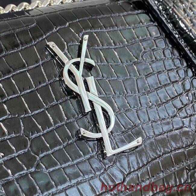 Yves Saint Laurent Calfskin Leather Shoulder Bag Y542206A Black&silver-Tone Metal Yves Saint Laurent Calfskin Leather Shoulder Bag Y542206A Black&silver-Tone Metal