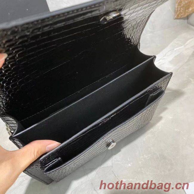 Yves Saint Laurent Calfskin Leather Shoulder Bag Y542206A Black&silver-Tone Metal Yves Saint Laurent Calfskin Leather Shoulder Bag Y542206A Black&silver-Tone Metal