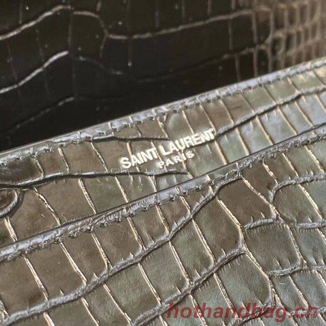 Yves Saint Laurent Calfskin Leather Shoulder Bag Y542206A Black&silver-Tone Metal Yves Saint Laurent Calfskin Leather Shoulder Bag Y542206A Black&silver-Tone Metal