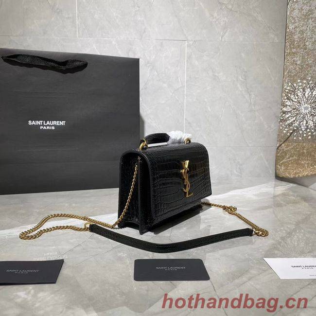 Yves Saint Laurent Calfskin Leather Shoulder Bag Y533036A black Yves Saint Laurent Calfskin Leather Shoulder Bag Y533036A black
