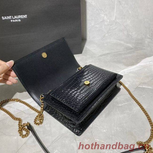 Yves Saint Laurent Calfskin Leather Shoulder Bag Y533036A black Yves Saint Laurent Calfskin Leather Shoulder Bag Y533036A black