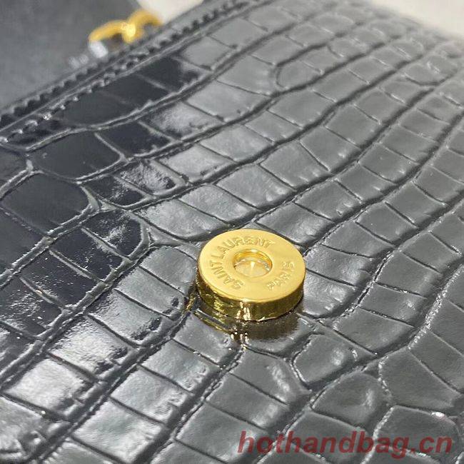 Yves Saint Laurent Calfskin Leather Shoulder Bag Y533036A black Yves Saint Laurent Calfskin Leather Shoulder Bag Y533036A black