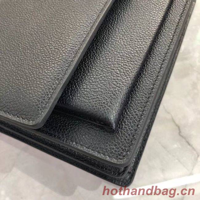 Yves Saint Laurent Calfskin Leather Shoulder Bag Y542206B black&silver-Tone Metal Yves Saint Laurent Calfskin Leather Shoulder Bag Y542206B black&silver-Tone Metal