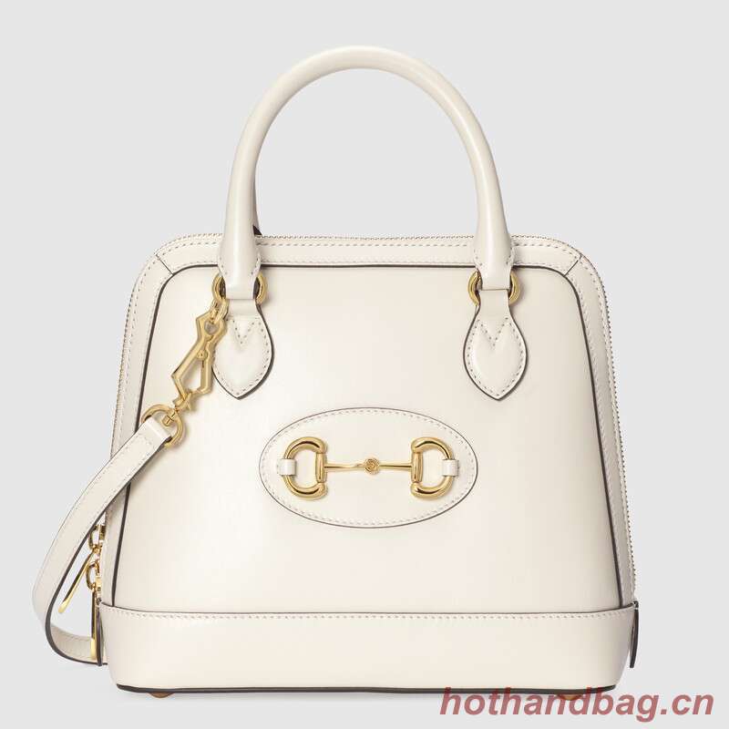 Gucci 1955 Horsebit small top handle bag 621220 White Gucci 1955 Horsebit small top handle bag 621220 White