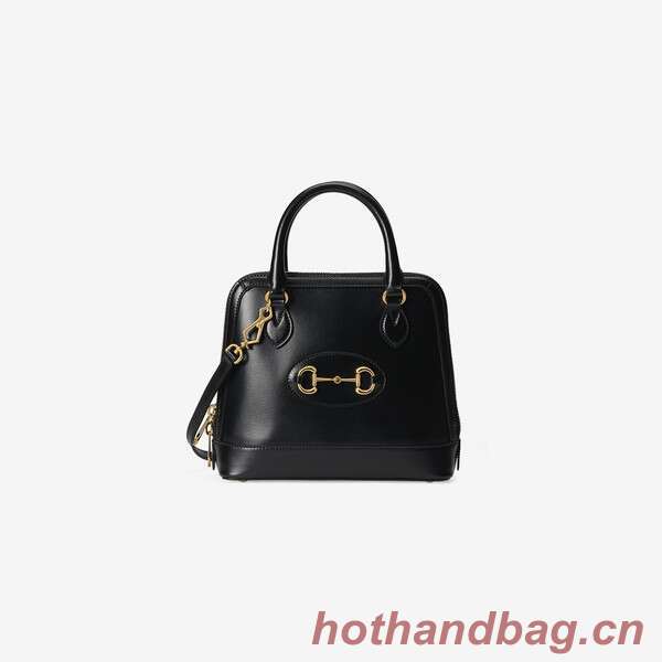 Gucci 1955 Horsebit small top handle bag 621220 black Gucci 1955 Horsebit small top handle bag 621220 black