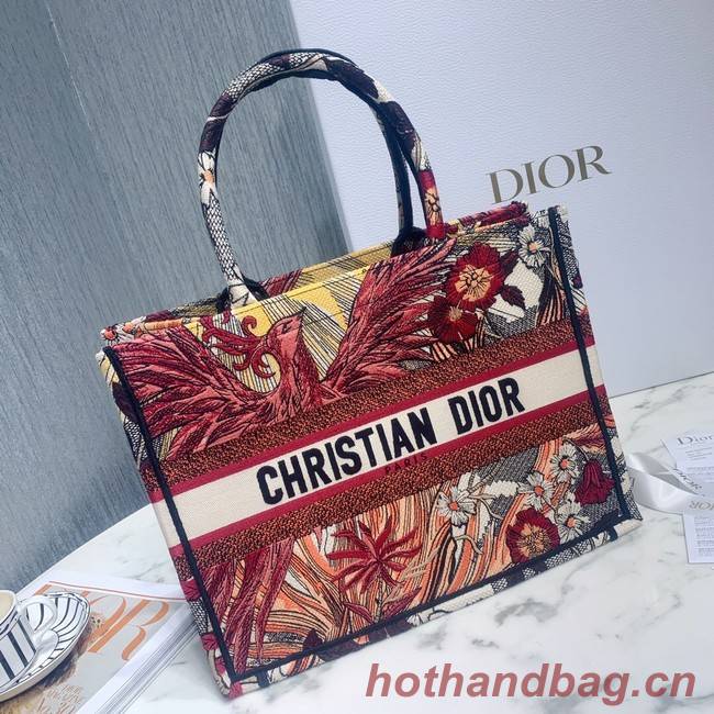 SMALL DIOR BOOK TOTE Embroidered M1296-2