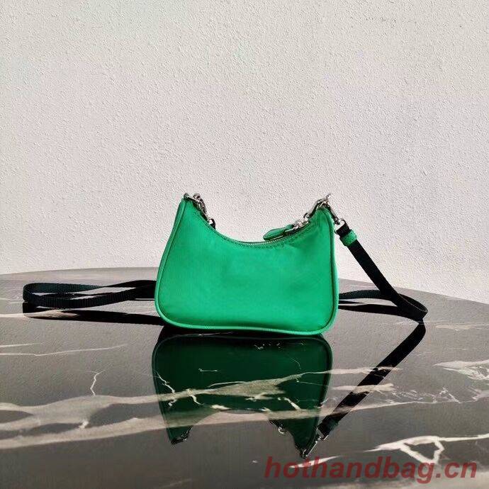 Prada Re-Edition nylon mini shoulder bag 1TT122 green Prada Re-Edition nylon mini shoulder bag 1TT122 green