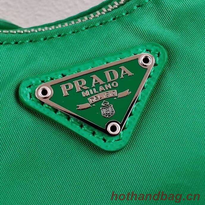 Prada Re-Edition nylon mini shoulder bag 1TT122 green Prada Re-Edition nylon mini shoulder bag 1TT122 green