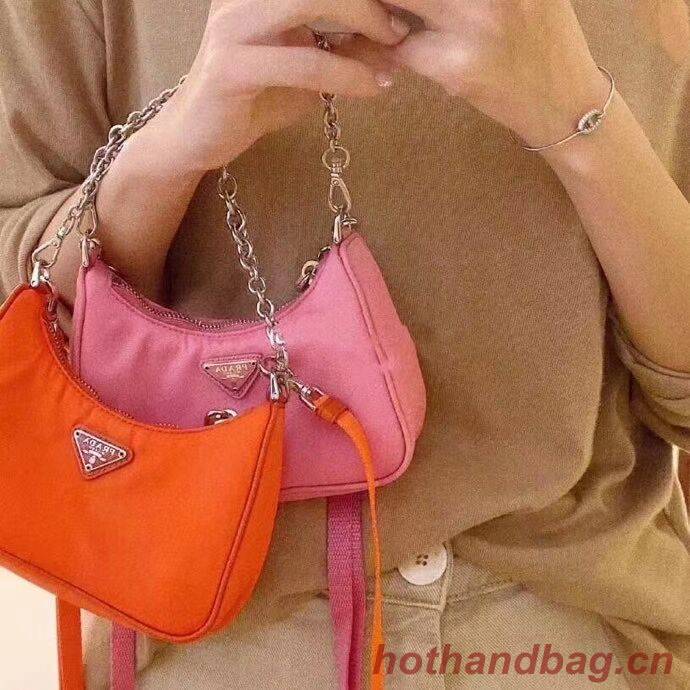 Prada Re-Edition nylon mini shoulder bag 1TT122 pink Prada Re-Edition nylon mini shoulder bag 1TT122 pink