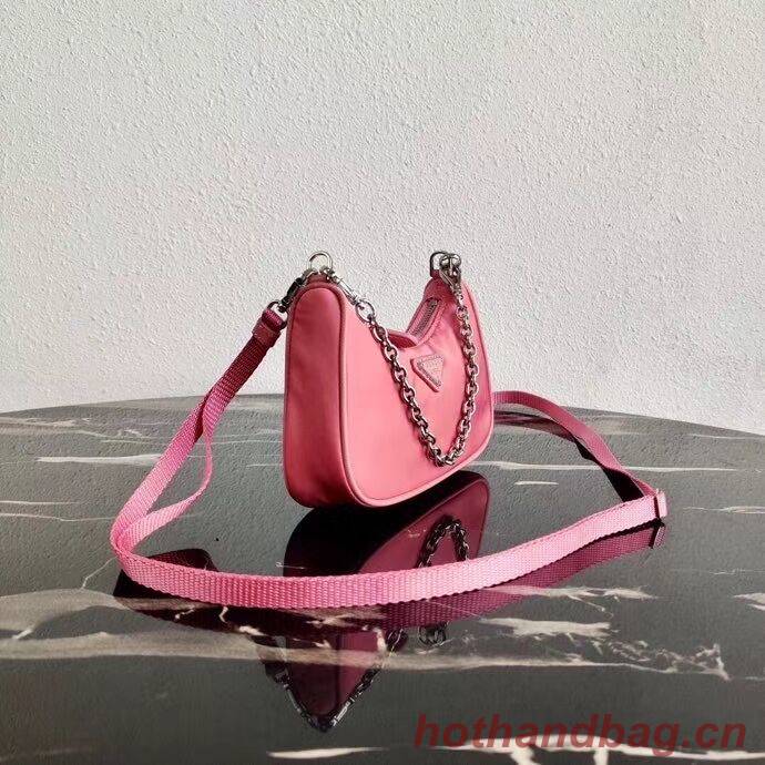 Prada Re-Edition nylon mini shoulder bag 1TT122 pink Prada Re-Edition nylon mini shoulder bag 1TT122 pink