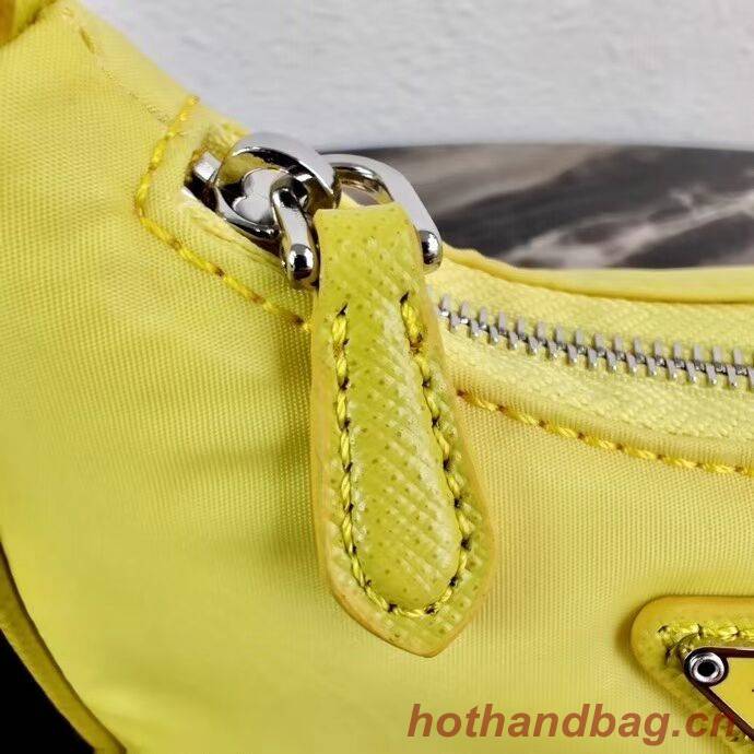 Prada Re-Edition nylon mini shoulder bag 1TT122 yellow Prada Re-Edition nylon mini shoulder bag 1TT122 yellow