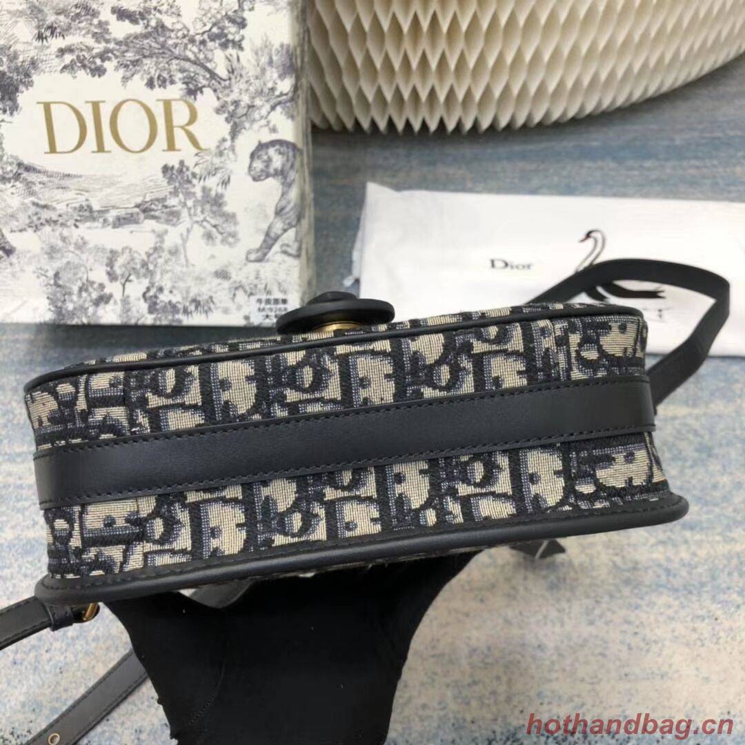 MEDIUM DIOR BOBBY BAG C0268 BLUE Blue Dior Oblique Jacquard M9319 MEDIUM DIOR BOBBY BAG C0268 BLUE Blue Dior Oblique Jacquard M9319