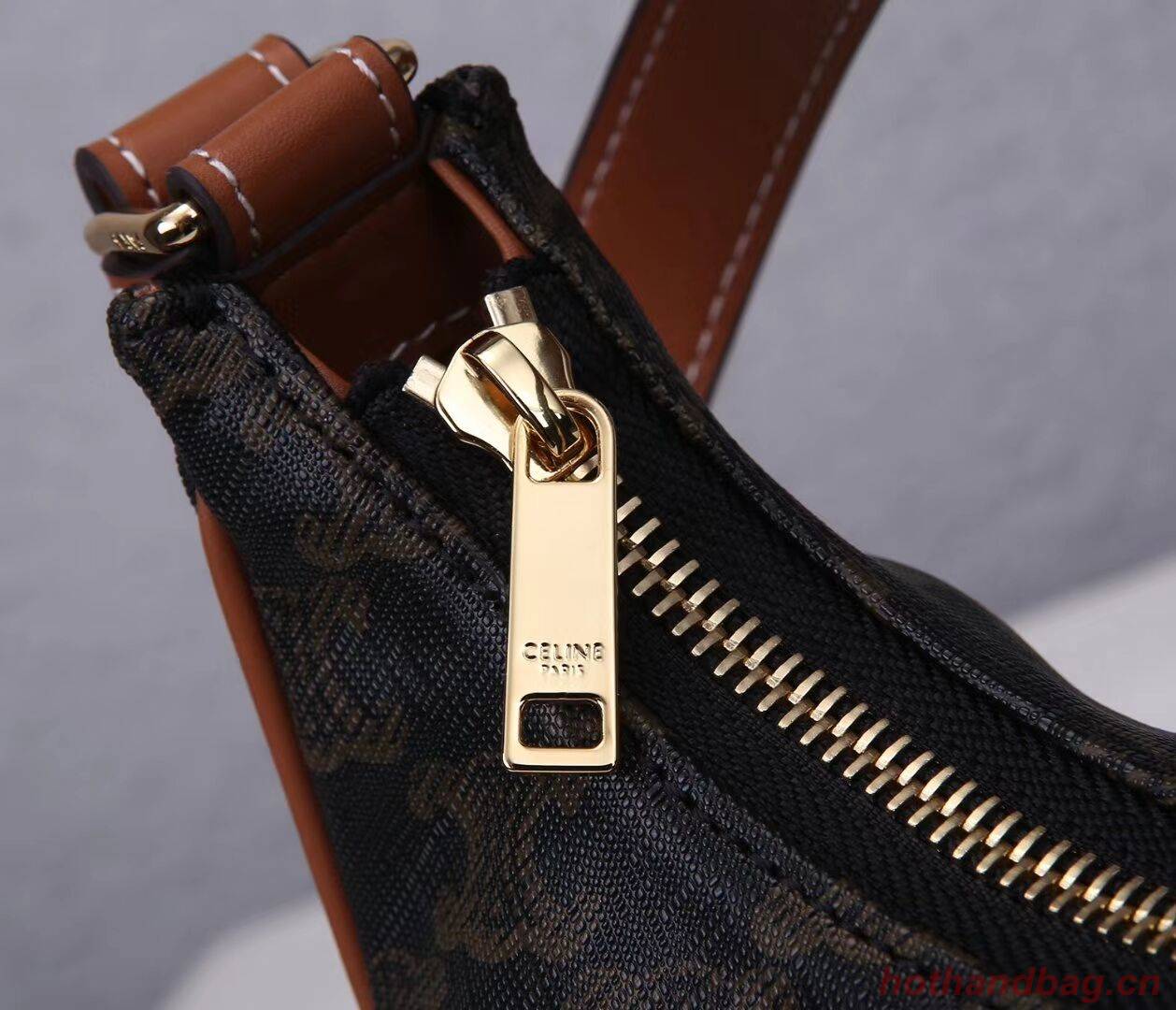 CELINE AVA BAG IN TRIOMPHE CANVAS CL93953 TAN CELINE AVA BAG IN TRIOMPHE CANVAS CL93953 TAN