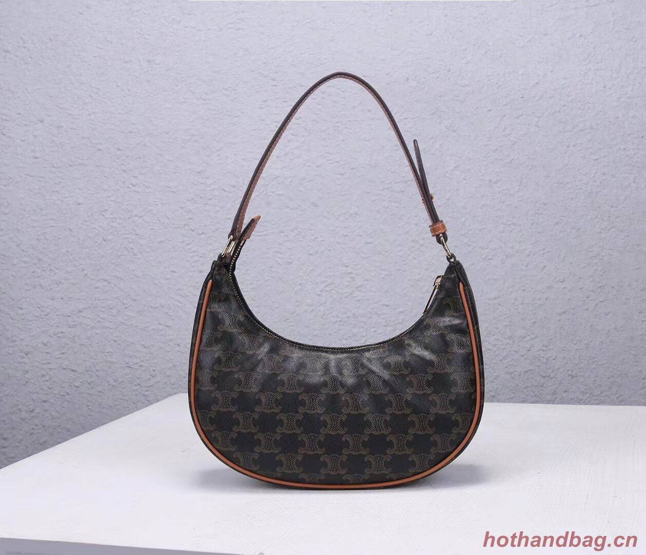 CELINE AVA BAG IN TRIOMPHE CANVAS CL93953 TAN CELINE AVA BAG IN TRIOMPHE CANVAS CL93953 TAN