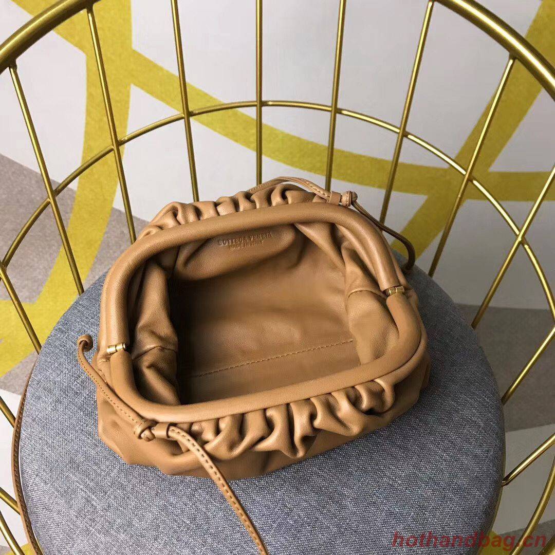 Bottega Veneta Nappa lambskin soft Shoulder Bag 98057 brown