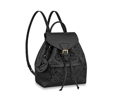 Louis vuitton original Montsouris Backpack M45205 black Louis vuitton original Montsouris Backpack M45205 black