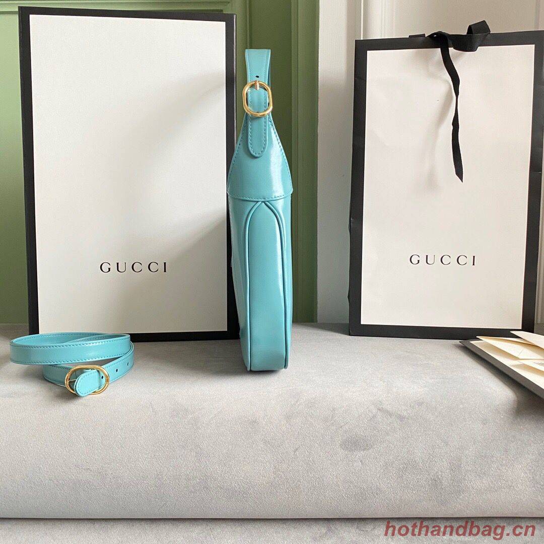 Gucci Jackie 1961 small hobo bag 636709 sky blue Gucci Jackie 1961 small hobo bag 636709 sky blue