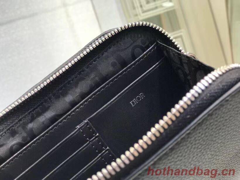 Black Grained Calfskin with DIOR C1911 Black Grained Calfskin with DIOR C1911