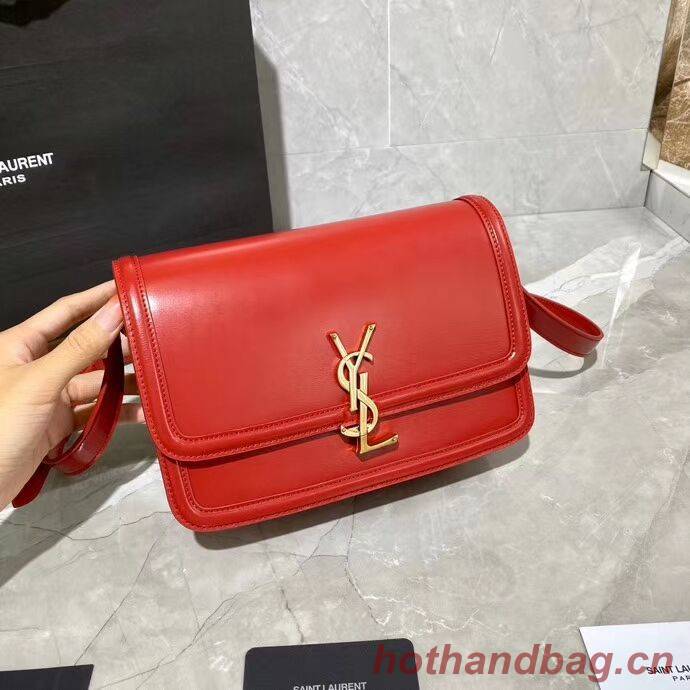 SOLFERINO MEDIUM SATCHEL IN BOX SAINT LAURENT LEATHER Y63435 RED SOLFERINO MEDIUM SATCHEL IN BOX SAINT LAURENT LEATHER Y63435 RED