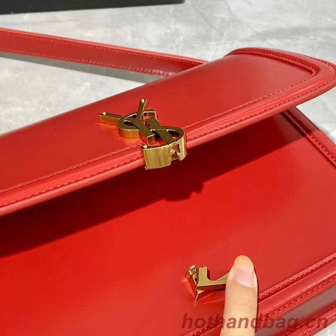 SOLFERINO MEDIUM SATCHEL IN BOX SAINT LAURENT LEATHER Y63435 RED SOLFERINO MEDIUM SATCHEL IN BOX SAINT LAURENT LEATHER Y63435 RED