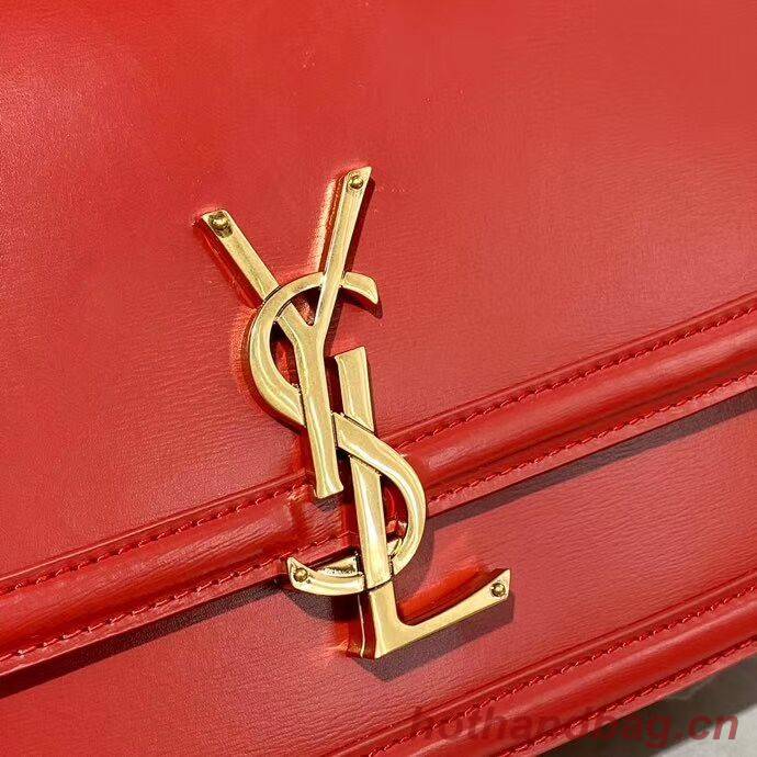 SOLFERINO MEDIUM SATCHEL IN BOX SAINT LAURENT LEATHER Y63435 RED SOLFERINO MEDIUM SATCHEL IN BOX SAINT LAURENT LEATHER Y63435 RED
