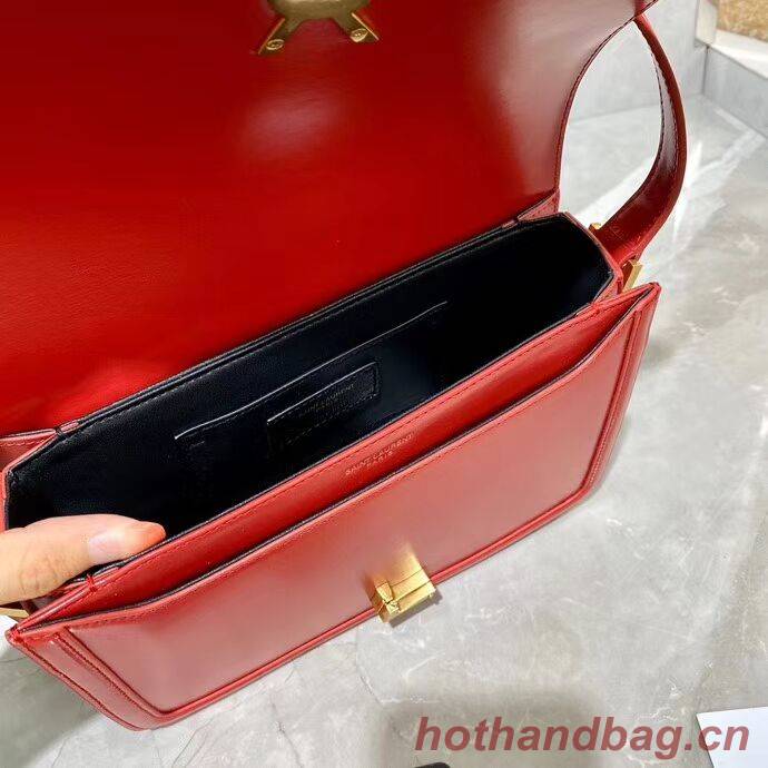 SOLFERINO MEDIUM SATCHEL IN BOX SAINT LAURENT LEATHER Y63435 RED SOLFERINO MEDIUM SATCHEL IN BOX SAINT LAURENT LEATHER Y63435 RED