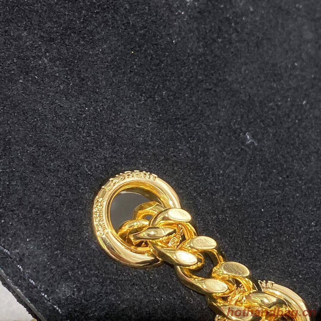 YSLENVELOPE MEDIUM BAG IN MIX MATELASSE VELVET Y487206 black YSLENVELOPE MEDIUM BAG IN MIX MATELASSE VELVET Y487206 black