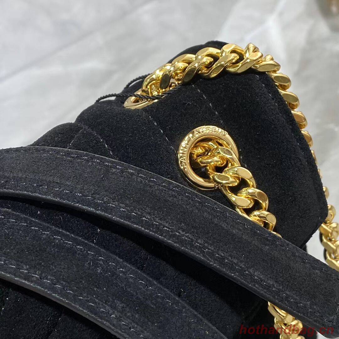 YSLENVELOPE MEDIUM BAG IN MIX MATELASSE VELVET Y487206 black YSLENVELOPE MEDIUM BAG IN MIX MATELASSE VELVET Y487206 black