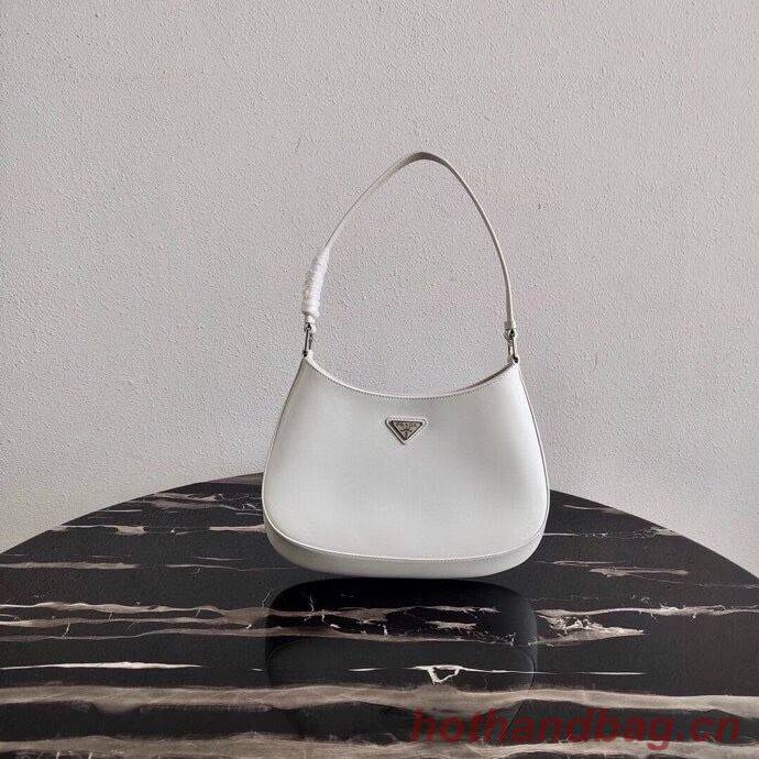 Prada Saffiano leather shoulder bag 2BC499 white Prada Saffiano leather shoulder bag 2BC499 white