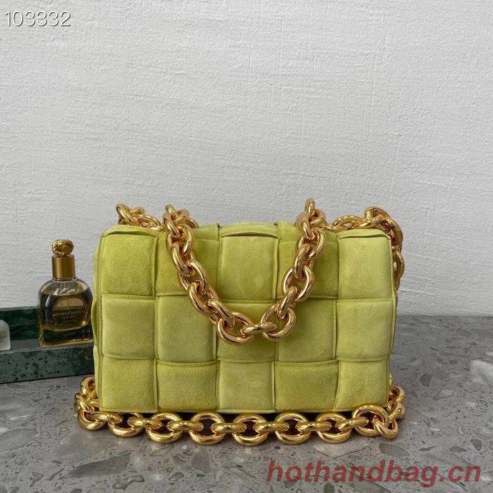 Bottega Veneta PADDED CASSETTE Velvet BAG 591971 Lemon Bottega Veneta PADDED CASSETTE Velvet BAG 591971 Lemon
