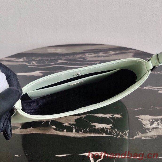 Prada Saffiano leather shoulder bag 2BC499 green Prada Saffiano leather shoulder bag 2BC499 green