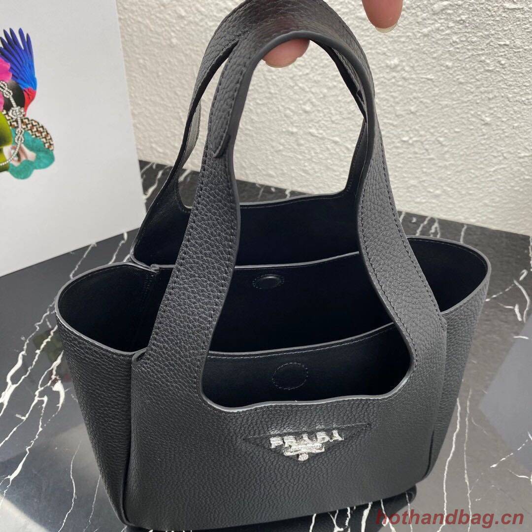 Prada Saffiano leather shoulder bag 5588 black Prada Saffiano leather shoulder bag 5588 black