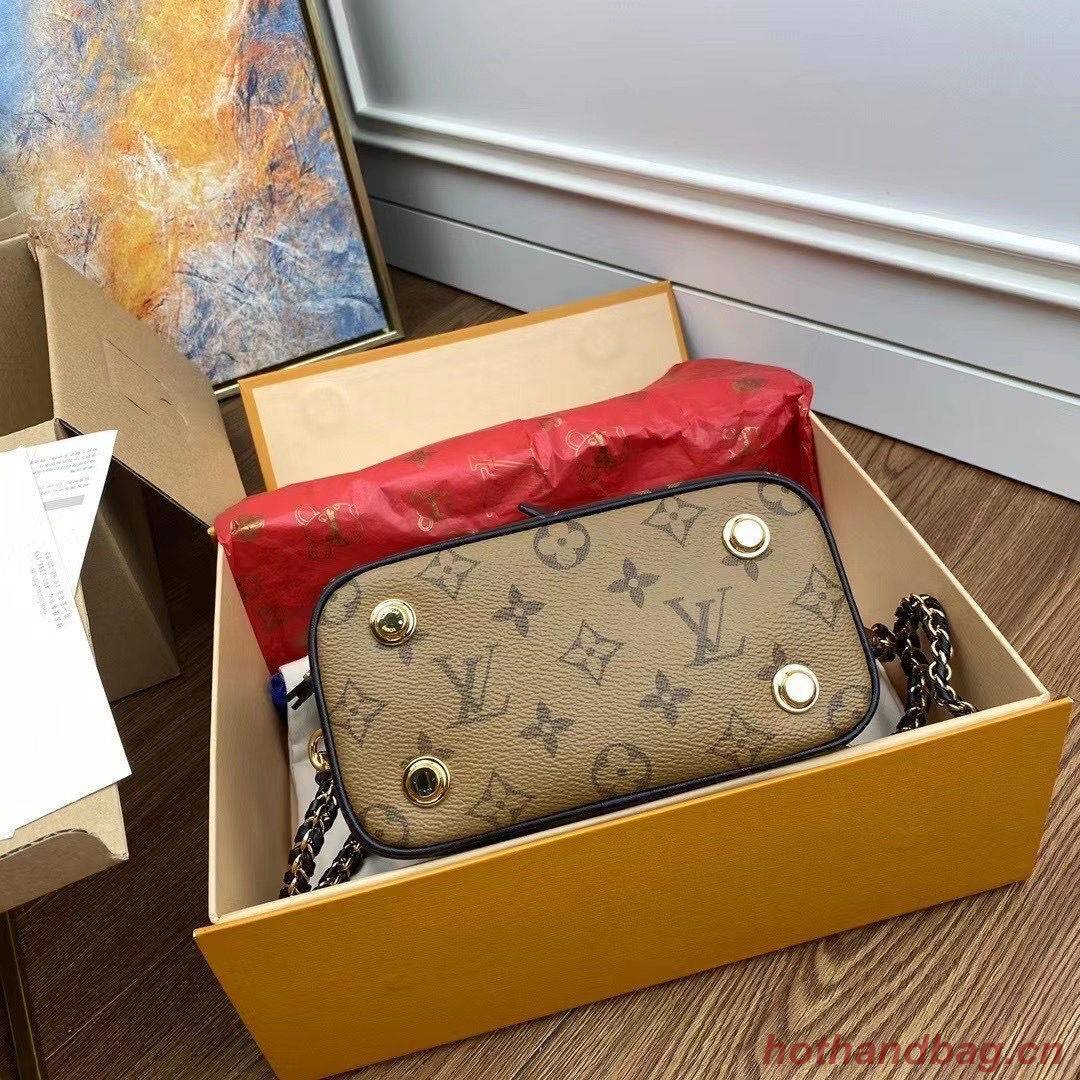 Louis Vuitton Monogram Canvas Reverse Nice Cosmetic Bag M45165 Black Louis Vuitton Monogram Canvas Reverse Nice Cosmetic Bag M45165 Black