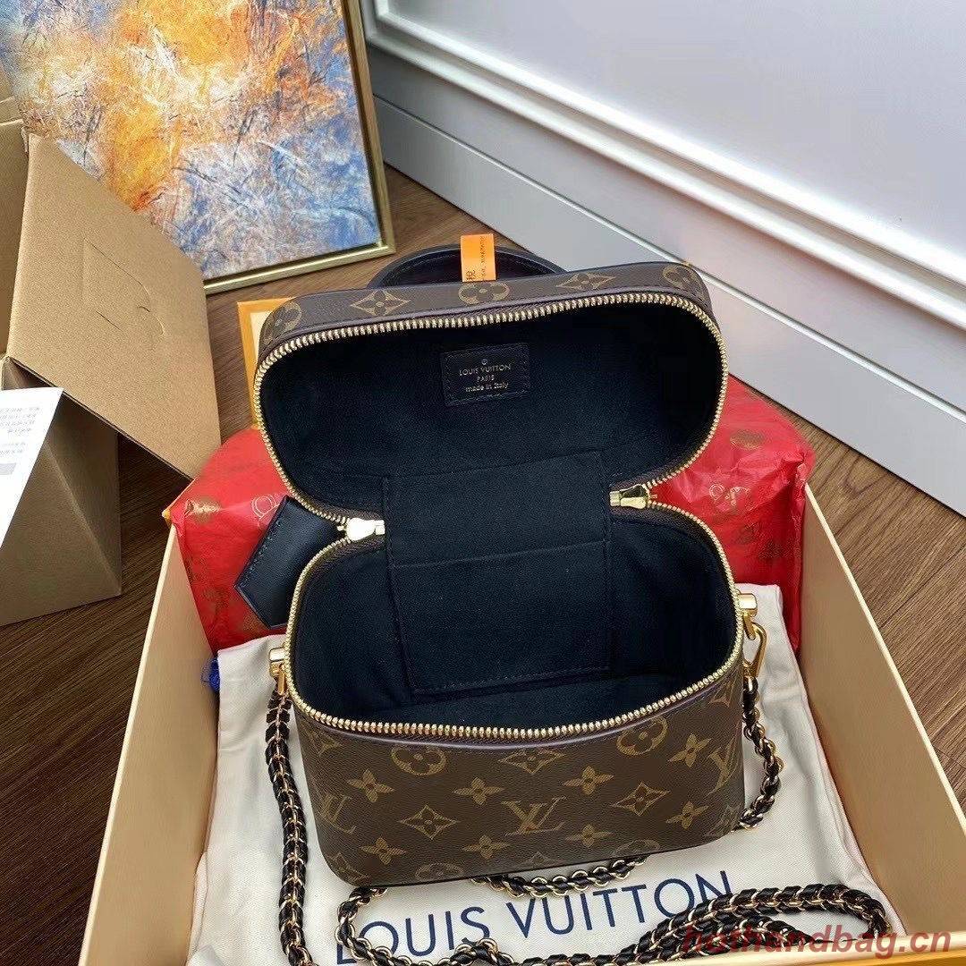 Louis Vuitton Monogram Canvas Reverse Nice Cosmetic Bag M45165 Black Louis Vuitton Monogram Canvas Reverse Nice Cosmetic Bag M45165 Black