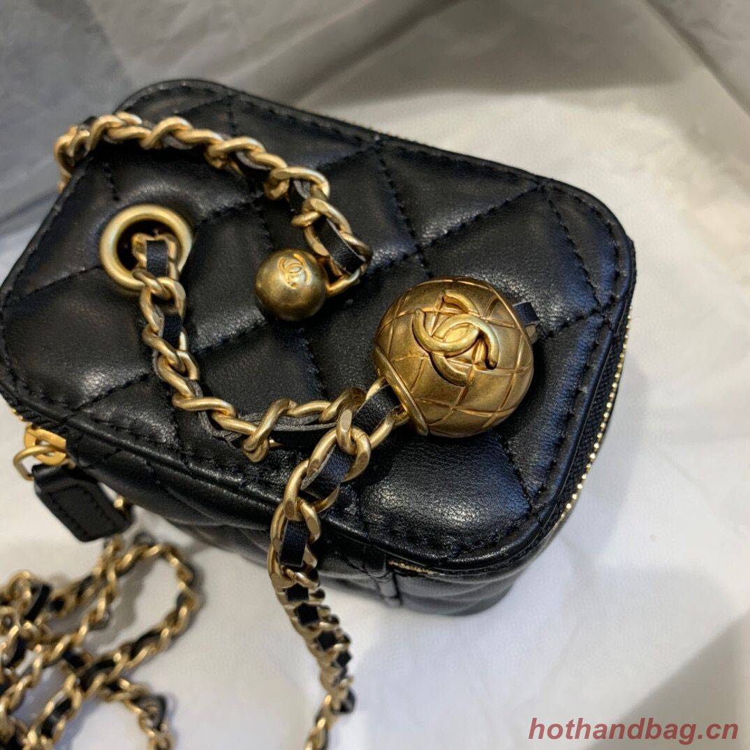 Chanel Original Small classic chain box handbag AP1447 black Chanel Original Small classic chain box handbag AP1447 black