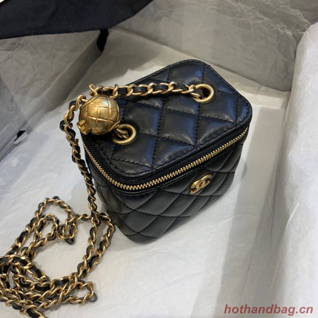 Chanel Original Small classic chain box handbag AP1447 black Chanel Original Small classic chain box handbag AP1447 black