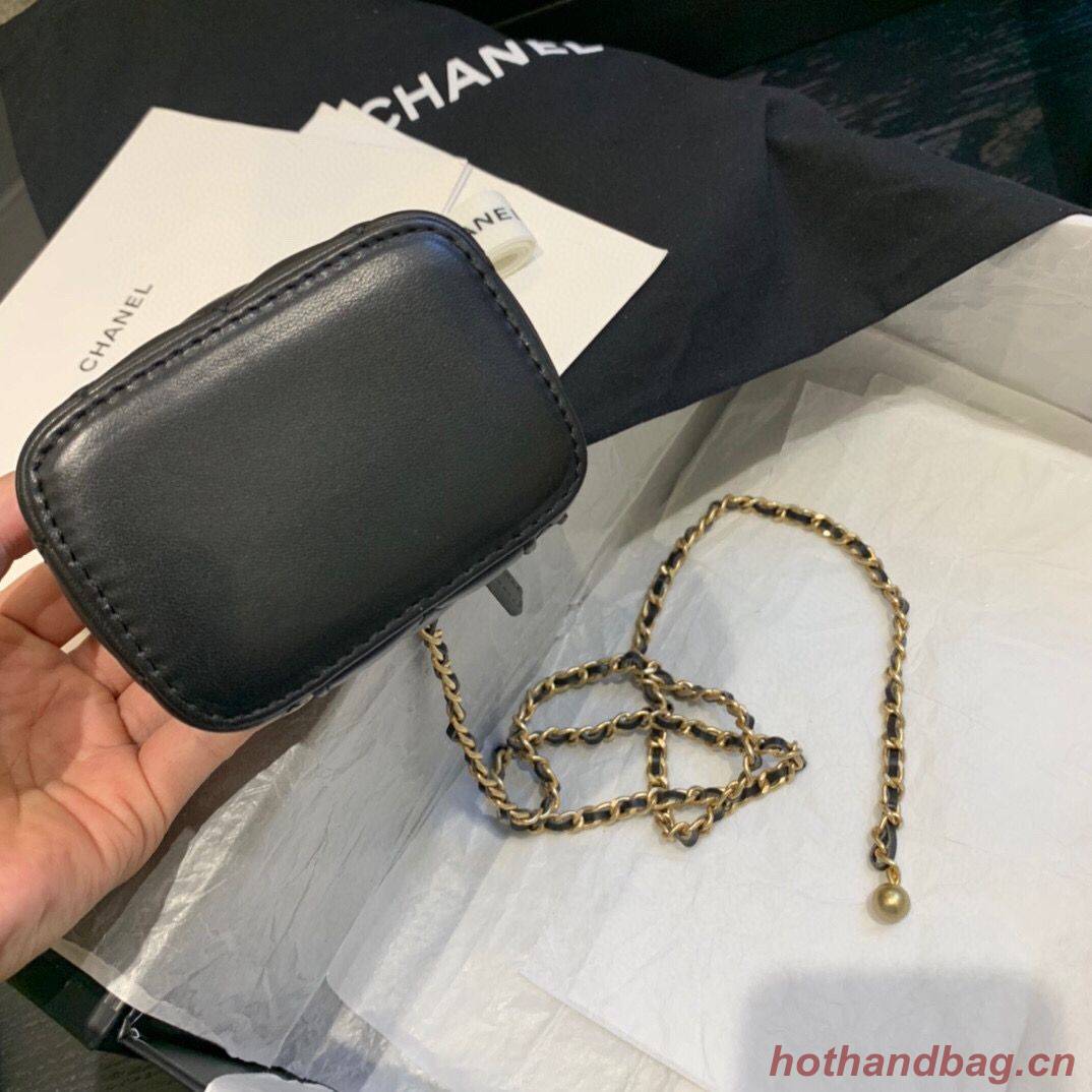 Chanel Original Small classic chain box handbag AP1447 black Chanel Original Small classic chain box handbag AP1447 black