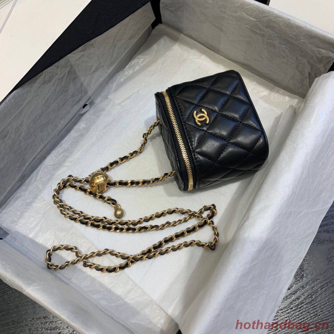 Chanel Original Small classic chain box handbag AP1447 black Chanel Original Small classic chain box handbag AP1447 black