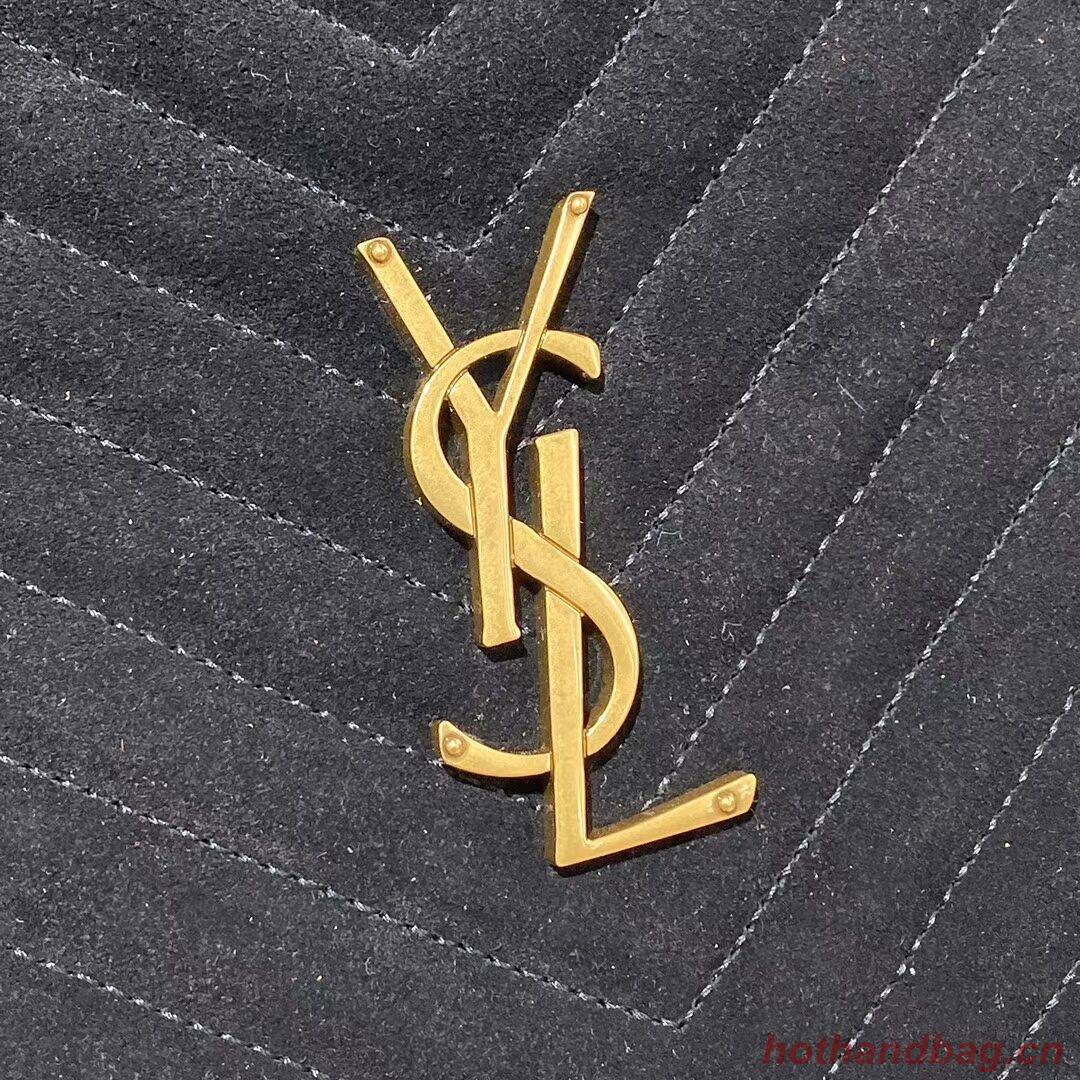 Yves Saint Laurent IN SUEDE AND SMOOTH LEATHER Y520534E black Yves Saint Laurent IN SUEDE AND SMOOTH LEATHER Y520534E black