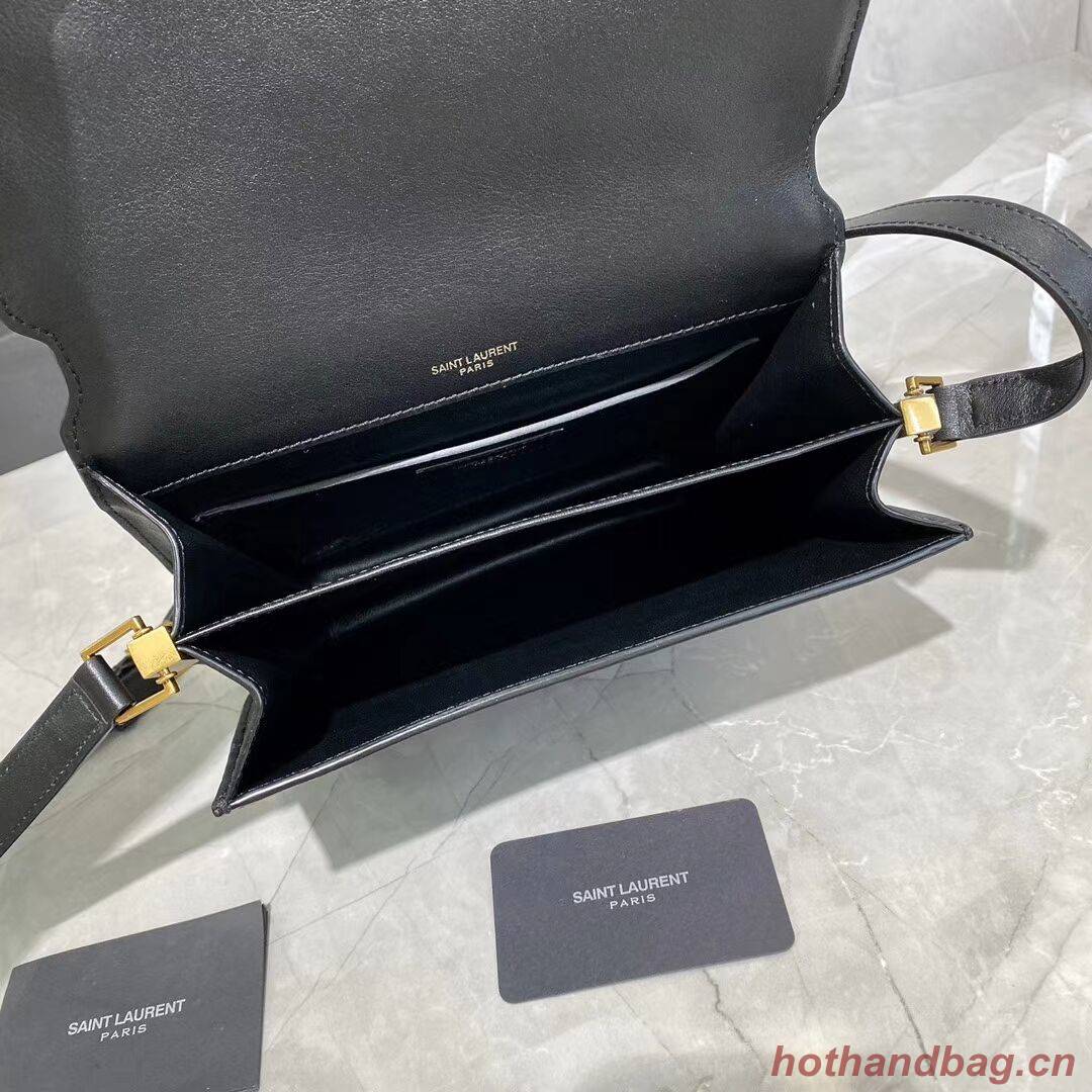 Yves Saint Laurent IN SUEDE AND SMOOTH LEATHER Y535025E Black Yves Saint Laurent IN SUEDE AND SMOOTH LEATHER Y535025E Black