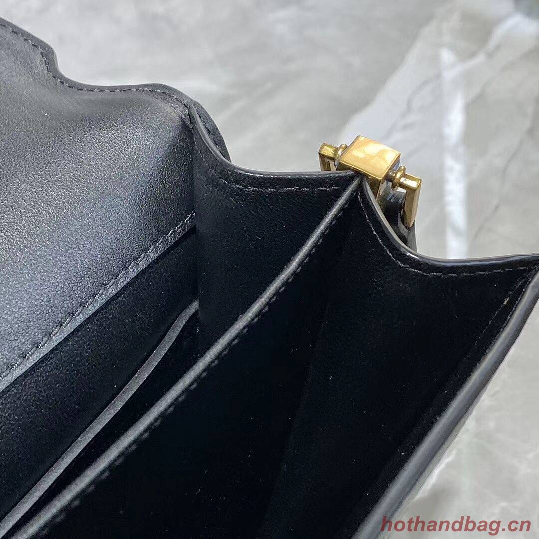 Yves Saint Laurent IN SUEDE AND SMOOTH LEATHER Y535025E Black Yves Saint Laurent IN SUEDE AND SMOOTH LEATHER Y535025E Black